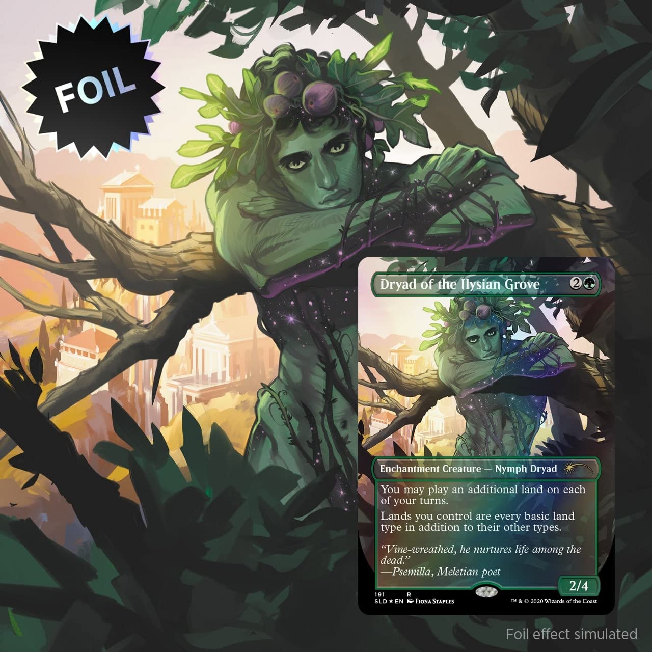 Magic TCG The Gathering Secret Lair Premium Foil: MTG All Natural Totally Refreshing Special Guest Fiona Staples