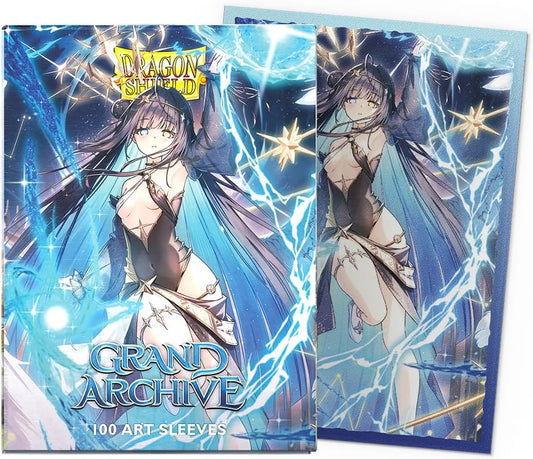 Dragon Shield | Grand Archive Matte Art Sleeves | 100 CT - Smooth & Tough Premium TCG Sleeves | Compatible with Pokemon, One Piece & Magic the Gathering | Raziel, Archangel of Libra