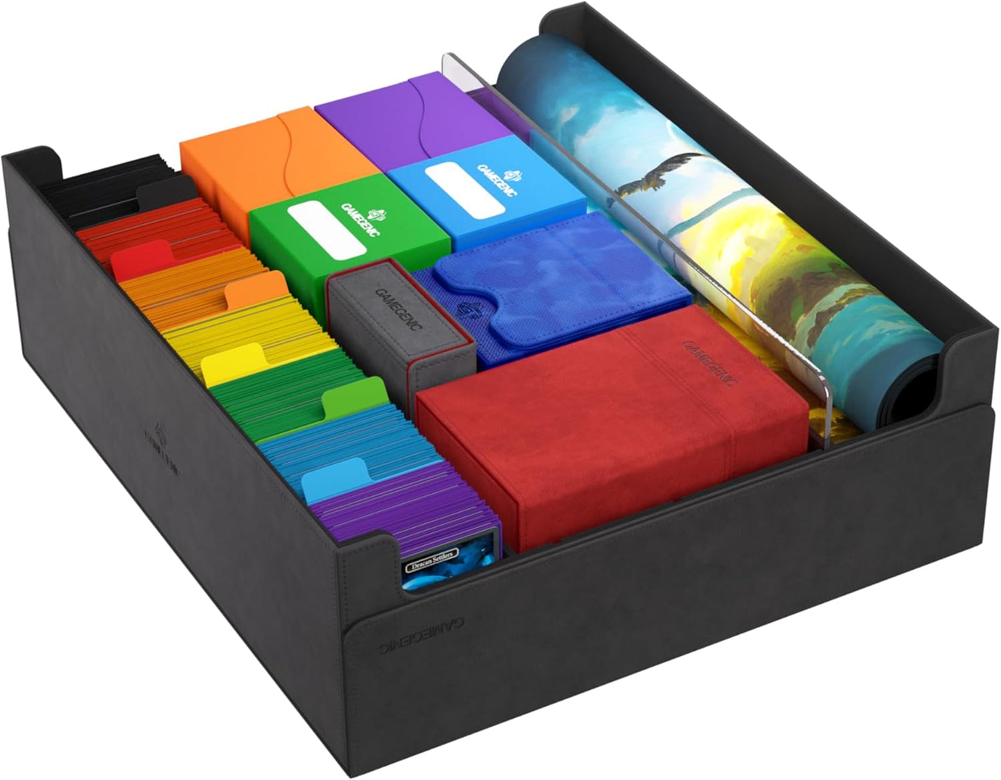 Gamegenic Collectors' Lair 2000+ Premium Carrying Case - Grey