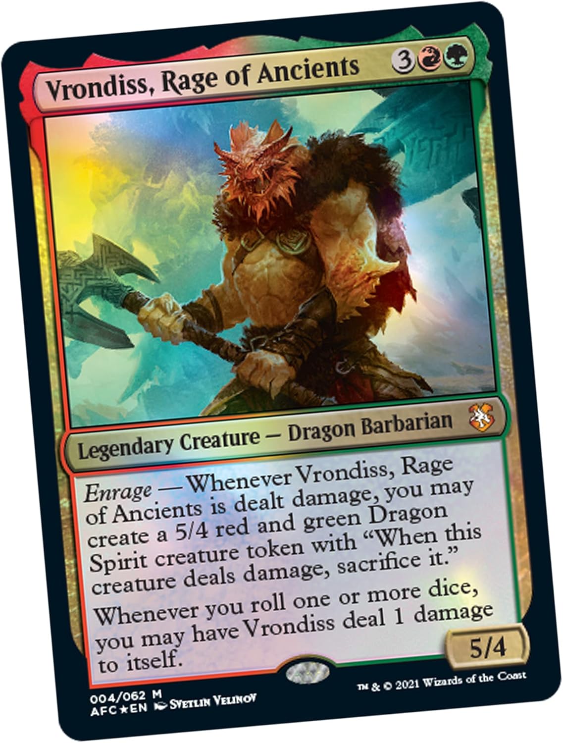 Magic: The Gathering Adventures in the Forgotten Realms Commander Deck – Draconic Rage (Red-Green)
…