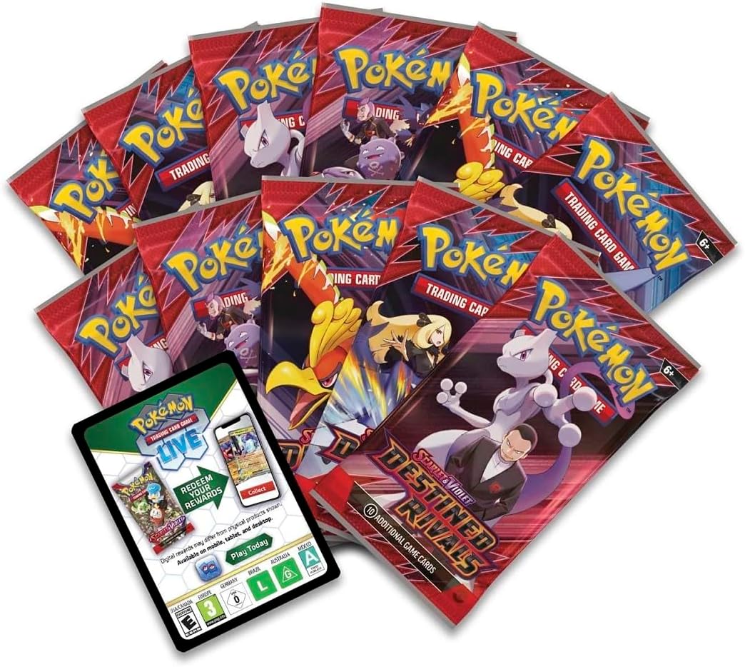 Pokemon TCG: Scarlet & Violet-Destined Rivals Pokemon Center Elite Trainer Box - 11 Packs, Promos