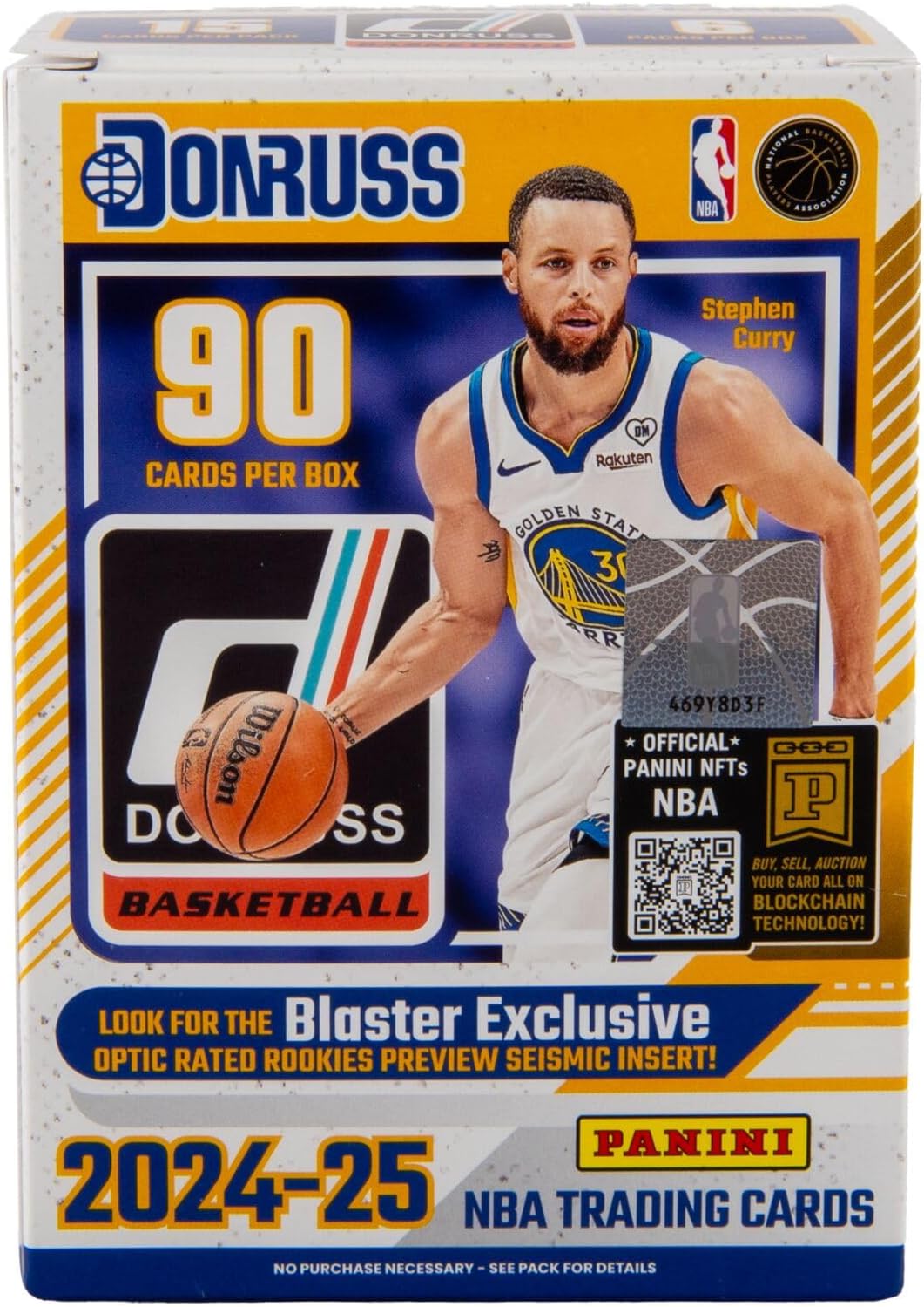 2024–25 Panini Donruss Basketball Blaster Box – Official NBA Trading Cards – Includes Rated Rookies, Inserts & Parallels – Sealed Retail Box