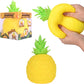 Toymendous Squishy Pineapple – Jumbo 6.5-Inch Squishy Fruit Stress Relief Toy – Sensory Stress Ball for Kids, Teens & Adults