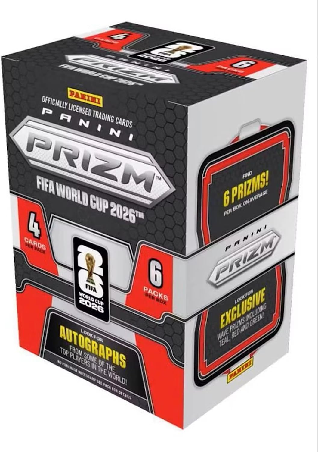 2026 Panini Prizm FIFA World Cup Soccer Blaster Box (Teal, Red & Green Prizms!)
