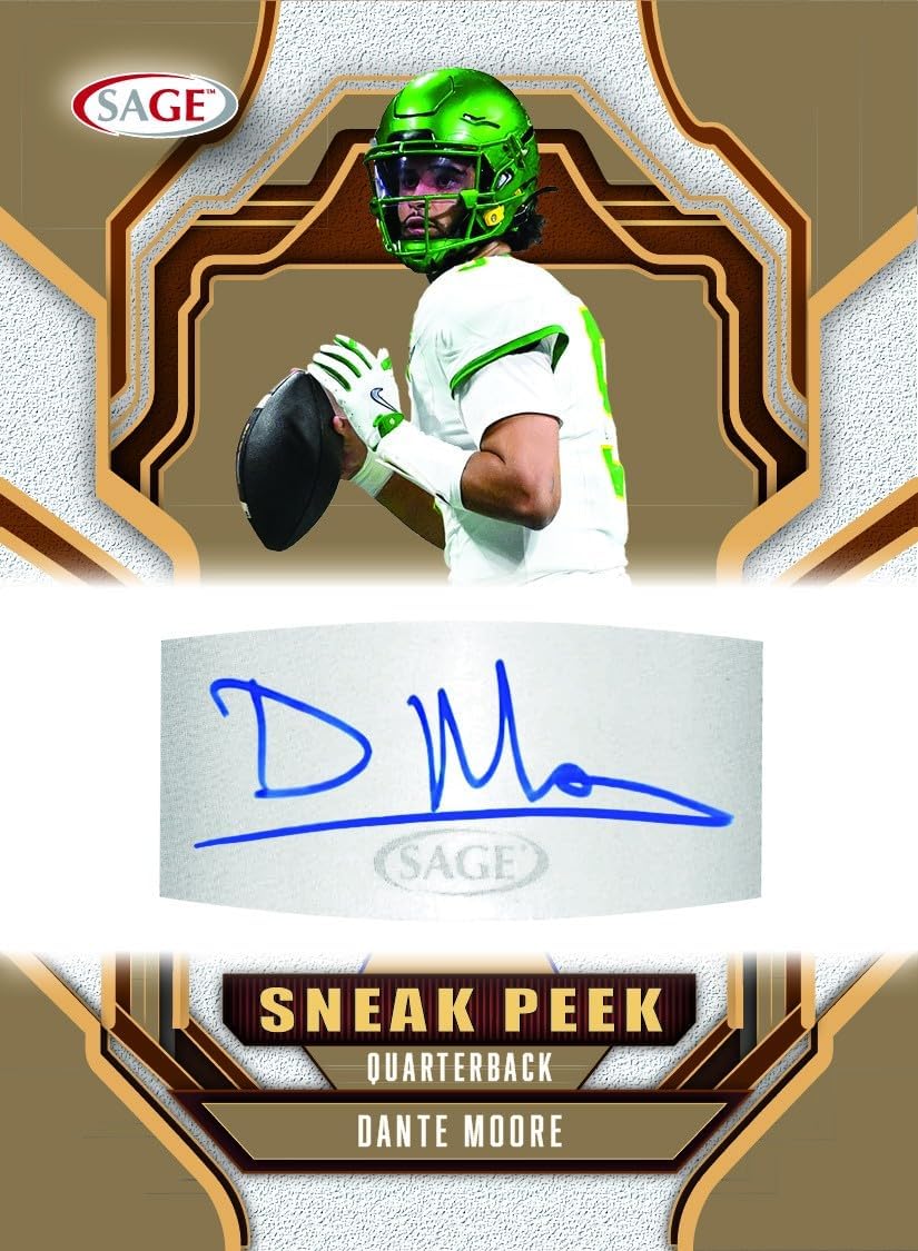 2026 Sage High Series Football Trading Card Blaster Box (3 Autographs Per Trading Card Box)