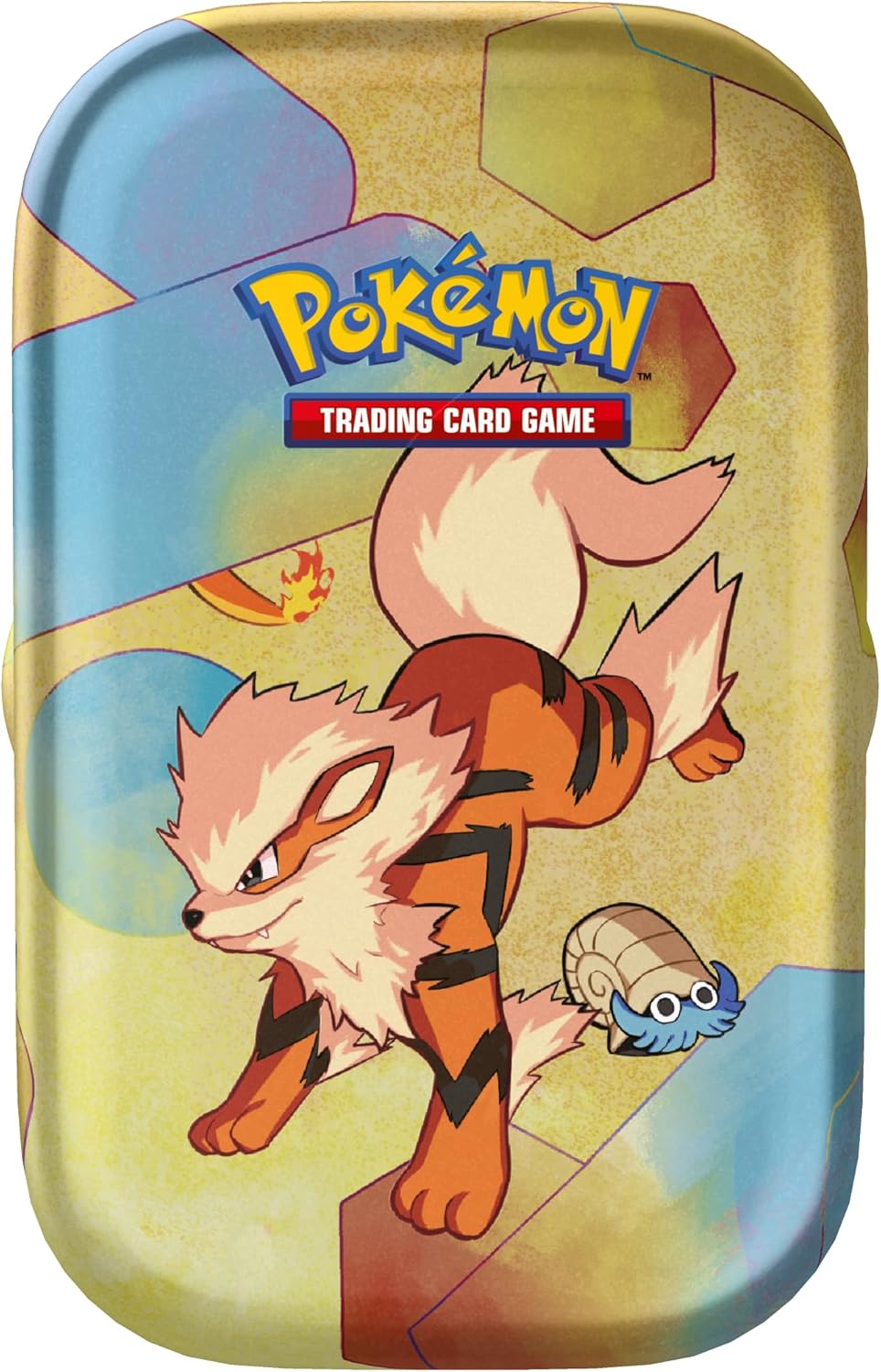 Pokémon TCG: Scarlet & Violet—151 Mini Tin – Arcanine (2 Booster Packs, 1 Coin & 1 Art Card)