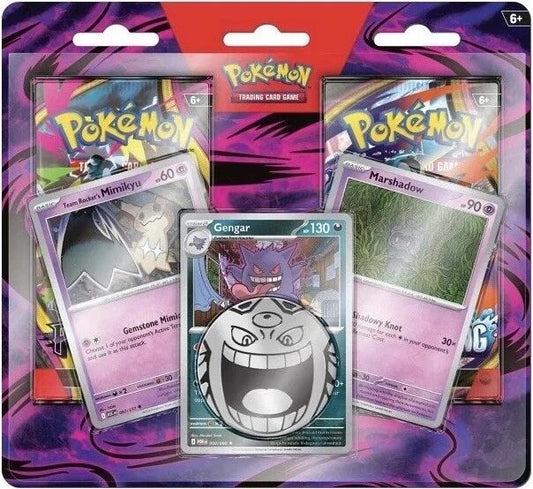 Pokemon TCG Enhanced 2-Pack Blister Pack (Gengar, Marshadow, Team Rocket's Mimikyu)