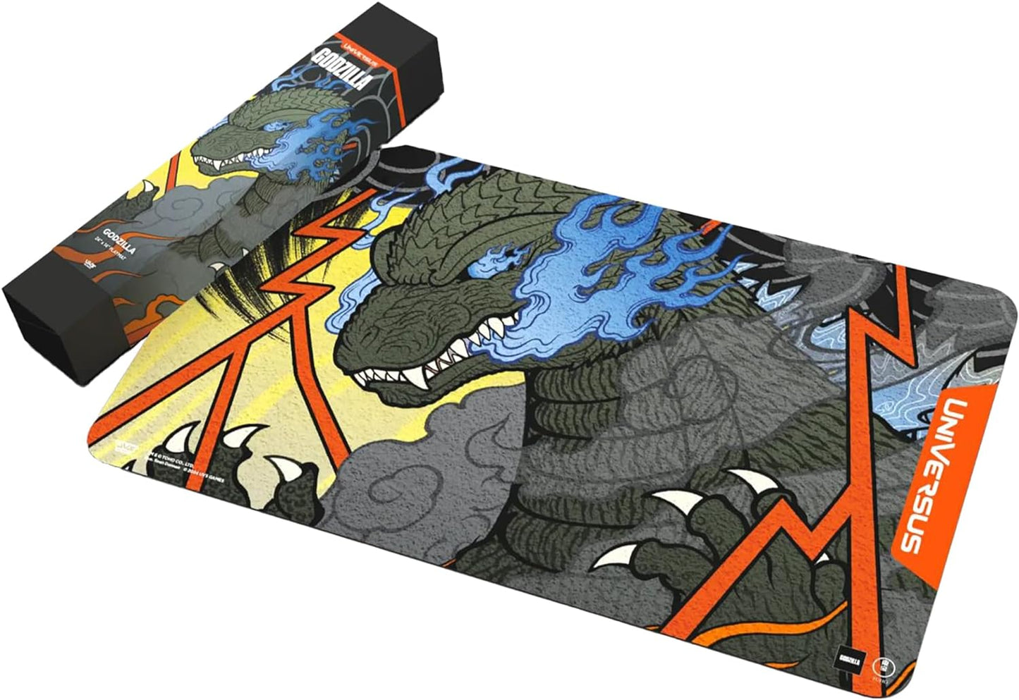 UniVersus: Godzilla Challenger Series - Godzilla Playmat - 24 x 14 Neoprene Mat, Tabletop Card Game Accessory, UVS Games, Officially Licensed