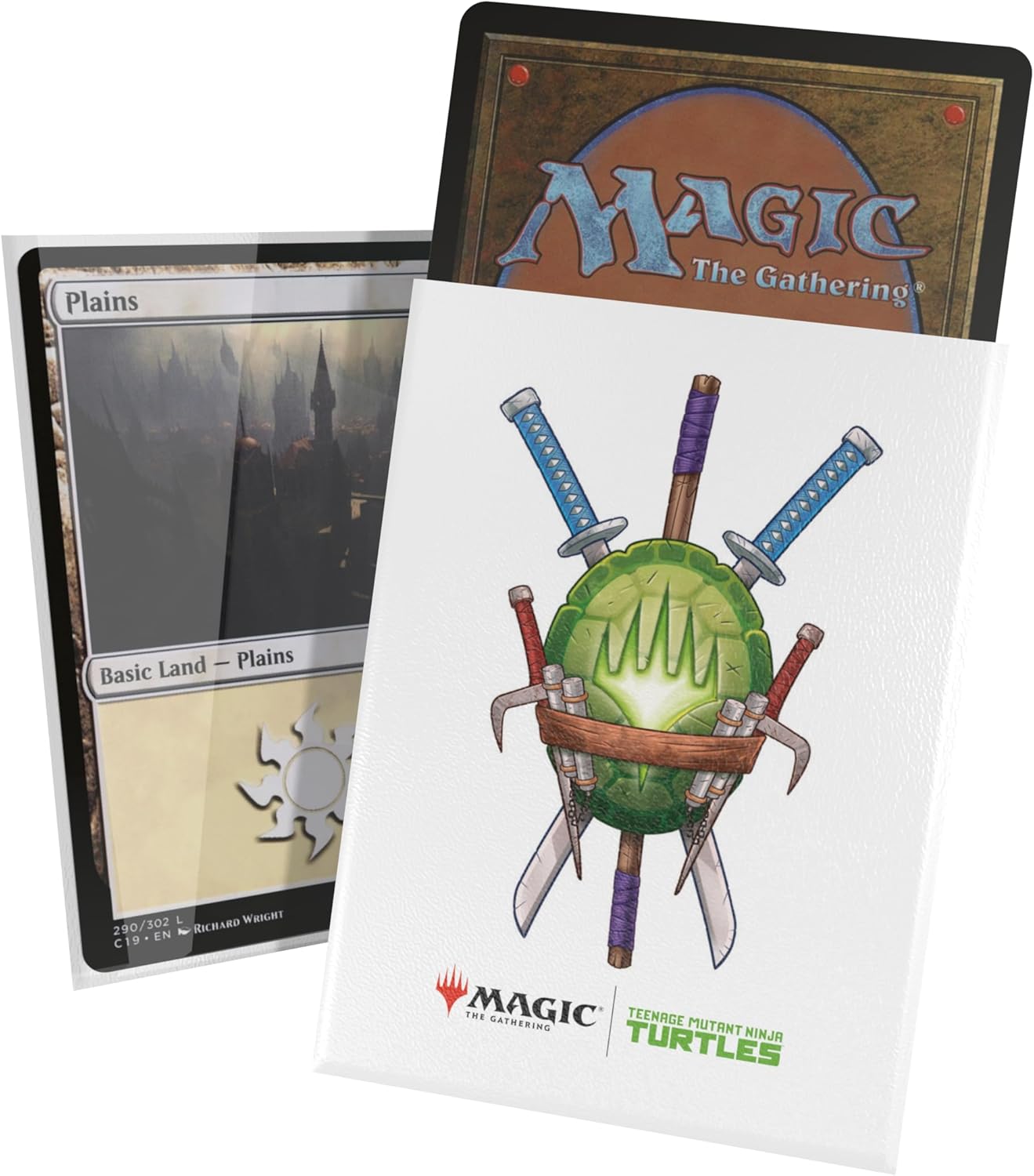 Ultimate Guard: Magic The Gathering: Teenage Mutant Ninja Turtles: Art Sleeves - Turtle Planeswalker Symbol