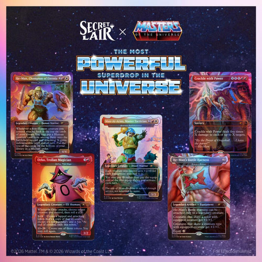 Magic: The Gathering Secret Lair x Masters of the Universe: By the Power of Grayskull! Foil Edition