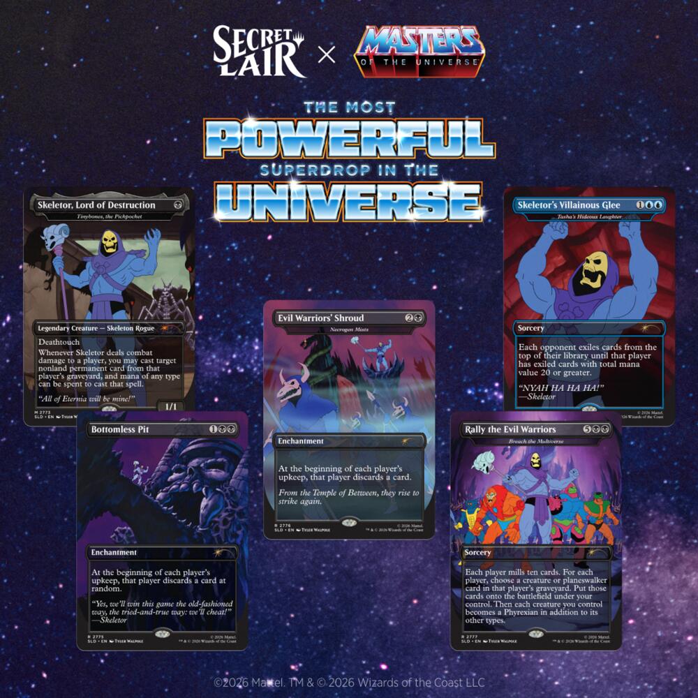 Magic: The Gathering Secret Lair x Masters of the Universe: Nyah-ha-ha!
