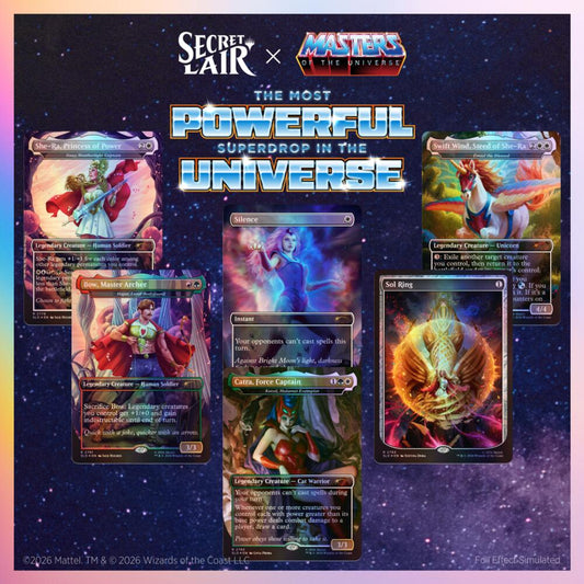 Magic: The Gathering Secret Lair x Masters of the Universe: She-Ra, Princess of Power Foil Edition