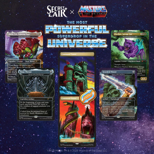 Magic: The Gathering Secret Lair x Masters of the Universe: Sold Separately