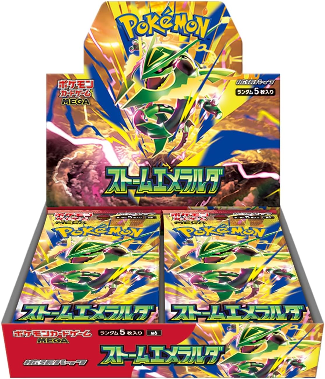 Pokemon Card Game Mega Evolution Storm Emerald Booster Box - 30 Packs (Japanese)