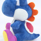 Sanei Boeki AC44 Super Mario All Star Collection Blue Yoshi Plush Toy, S, Size W 5.3 x D 6.1 x H 7.9 inches (13.5 x 15.5 x 20 cm)