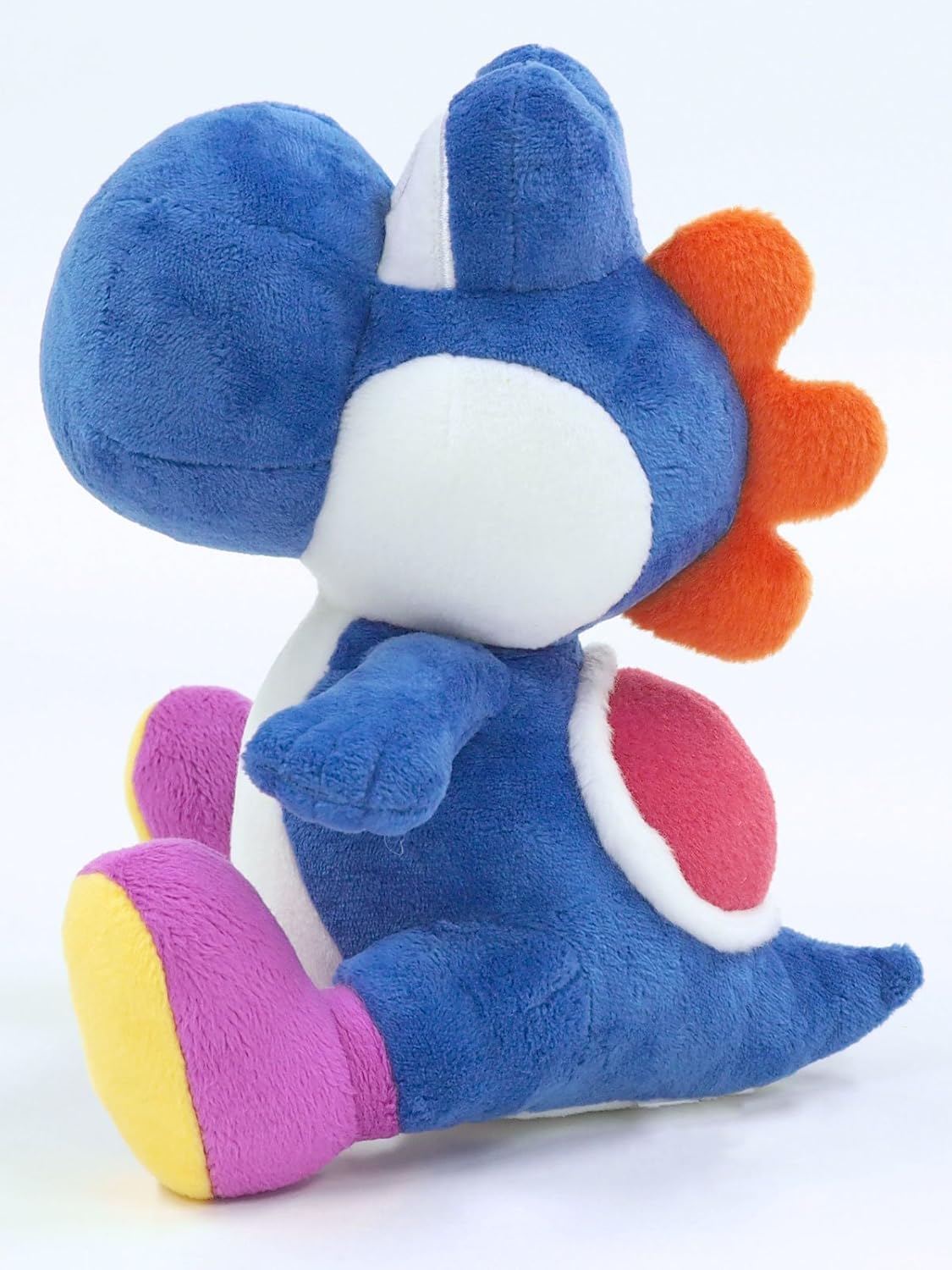 Sanei Boeki AC44 Super Mario All Star Collection Blue Yoshi Plush Toy, S, Size W 5.3 x D 6.1 x H 7.9 inches (13.5 x 15.5 x 20 cm)