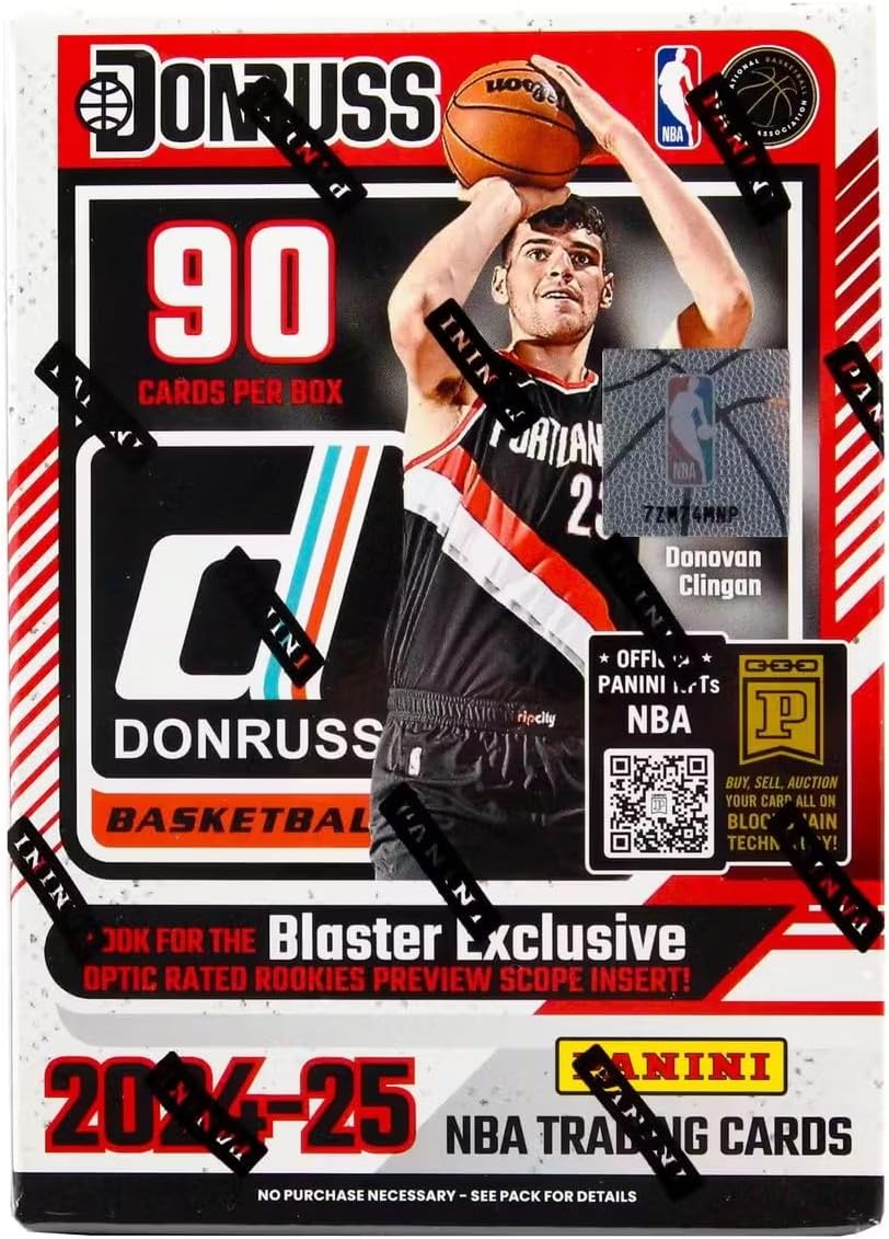 Panini 2024/25 Donruss Basketball 6-Pack Hobby Blaster Trading Card Box (Hobby Blaster Exclusive Optic Rated Rookies Preview Scope Inserts)