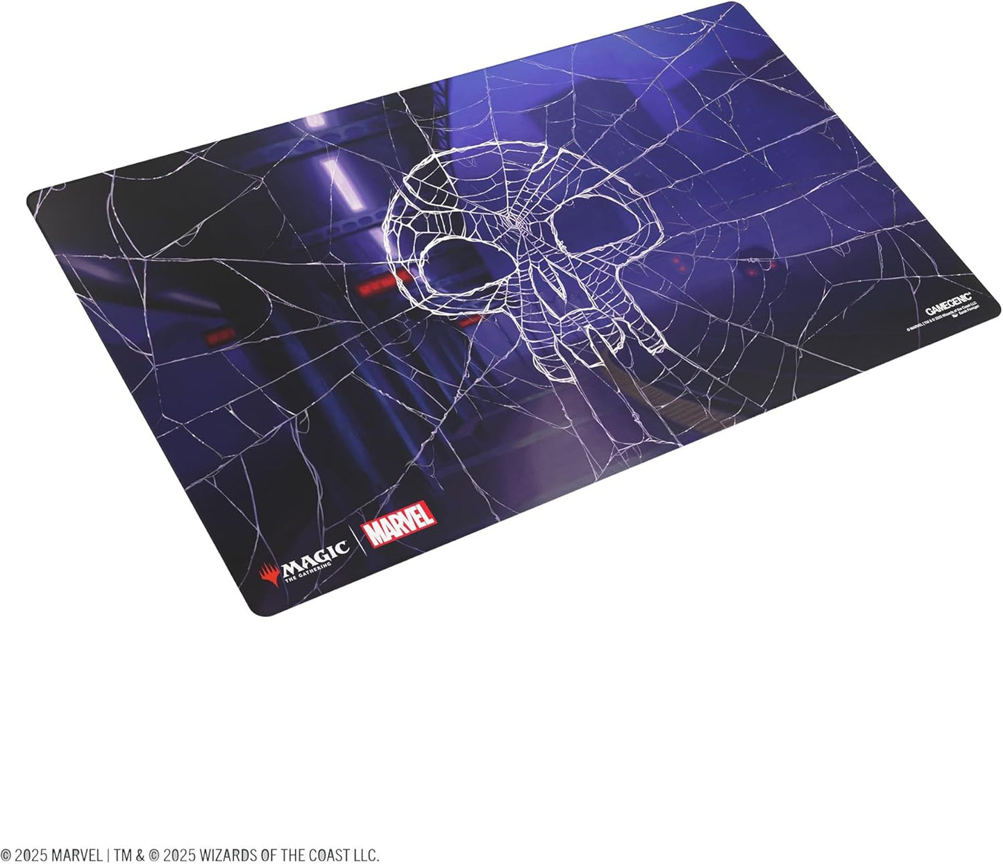 Gamegenic Magic: The Gathering Marvel's Spider-Man Swamp Shiny PLAYMAT - Premium 61x35cm Game Mat with Shiny Surface, Cushioning, Anti-Slip Back & Flat Stitching, Official MTG Accessory