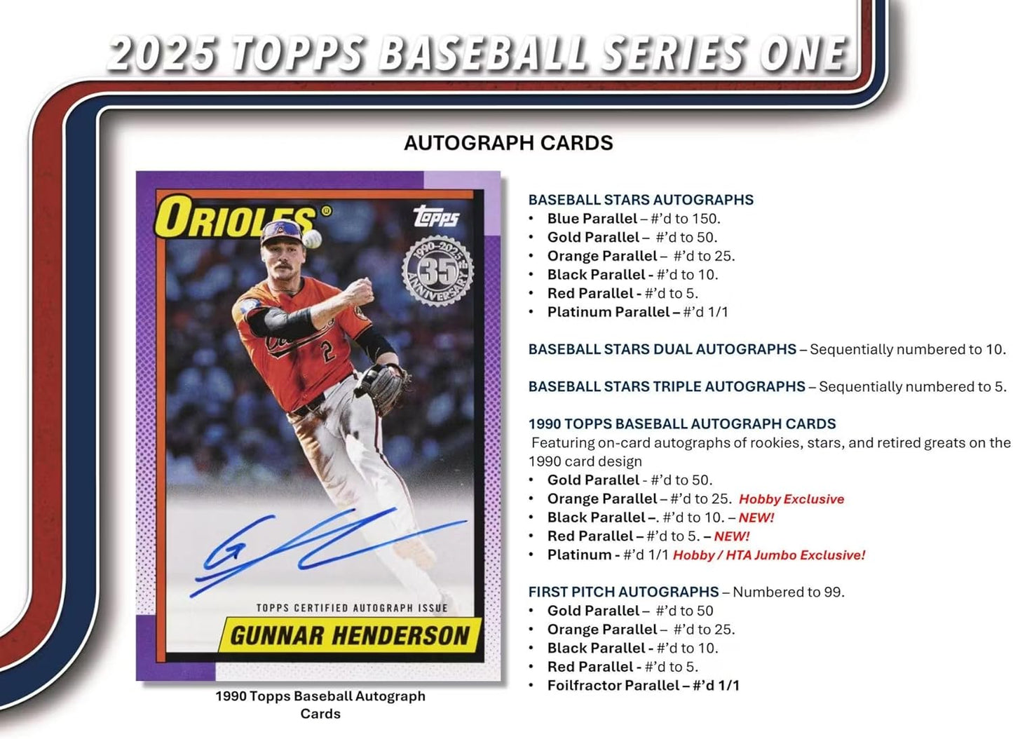 2025 Topps Series 1 Baseball Trading Card MLB Hobby Jumbo 10 Pack Box (1 Autograph & 2 Relics Per Jumbo Box)