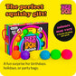 Schylling NeeDoh Rainboh Teenie - Sensory Squeeze Toy - Contains 6 Mini Groovy Globs - 1.5" Wide - Multicolored
