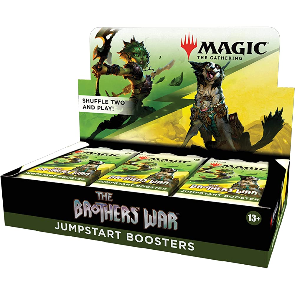 Magic: The Gathering The Brothers War Jumpstart Booster Box | 18 Packs (360 Magic Cards)