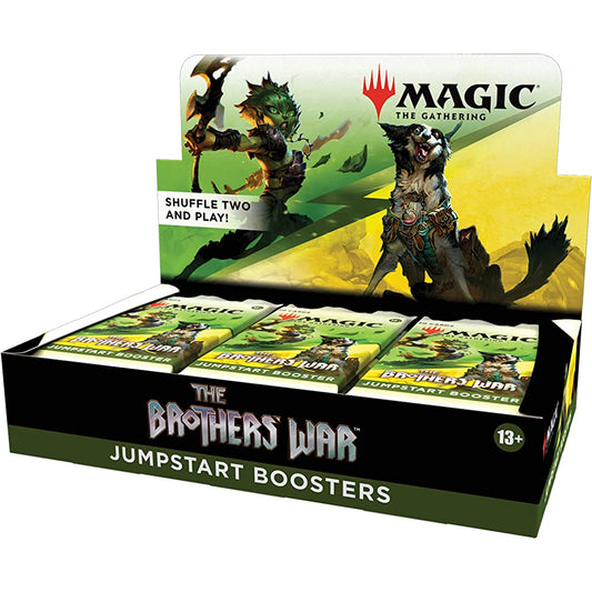 Magic: The Gathering The Brothers War Jumpstart Booster Box | 18 Packs (360 Magic Cards)