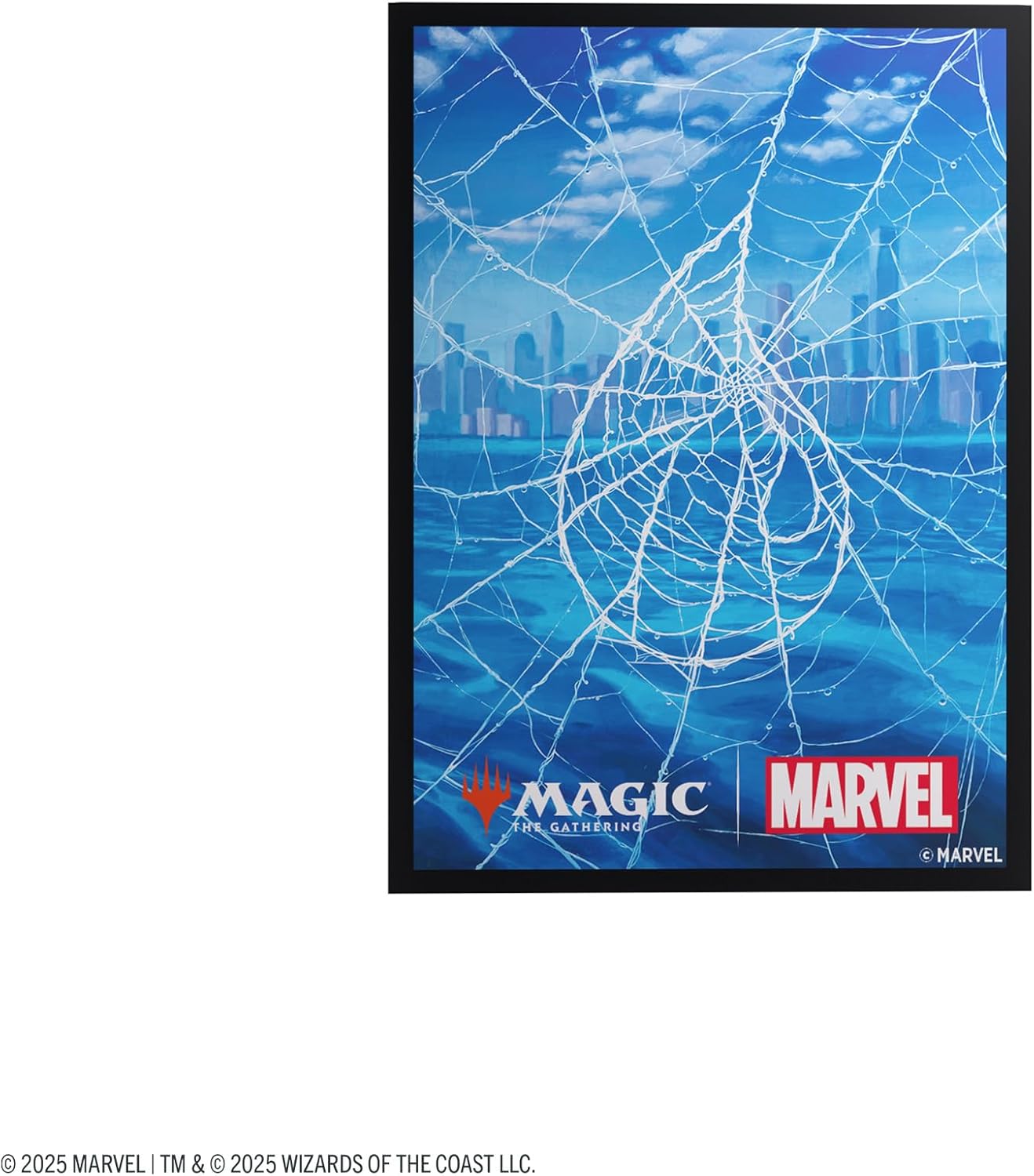 Gamegenic Magic: The Gathering Marvel's Spider-Man Premium Art Sleeves - Spider-Man Island - 105 Matte Textured Card Sleeves with Full-Color Artwork, Tournament-Ready & Plastic-Free Packaging