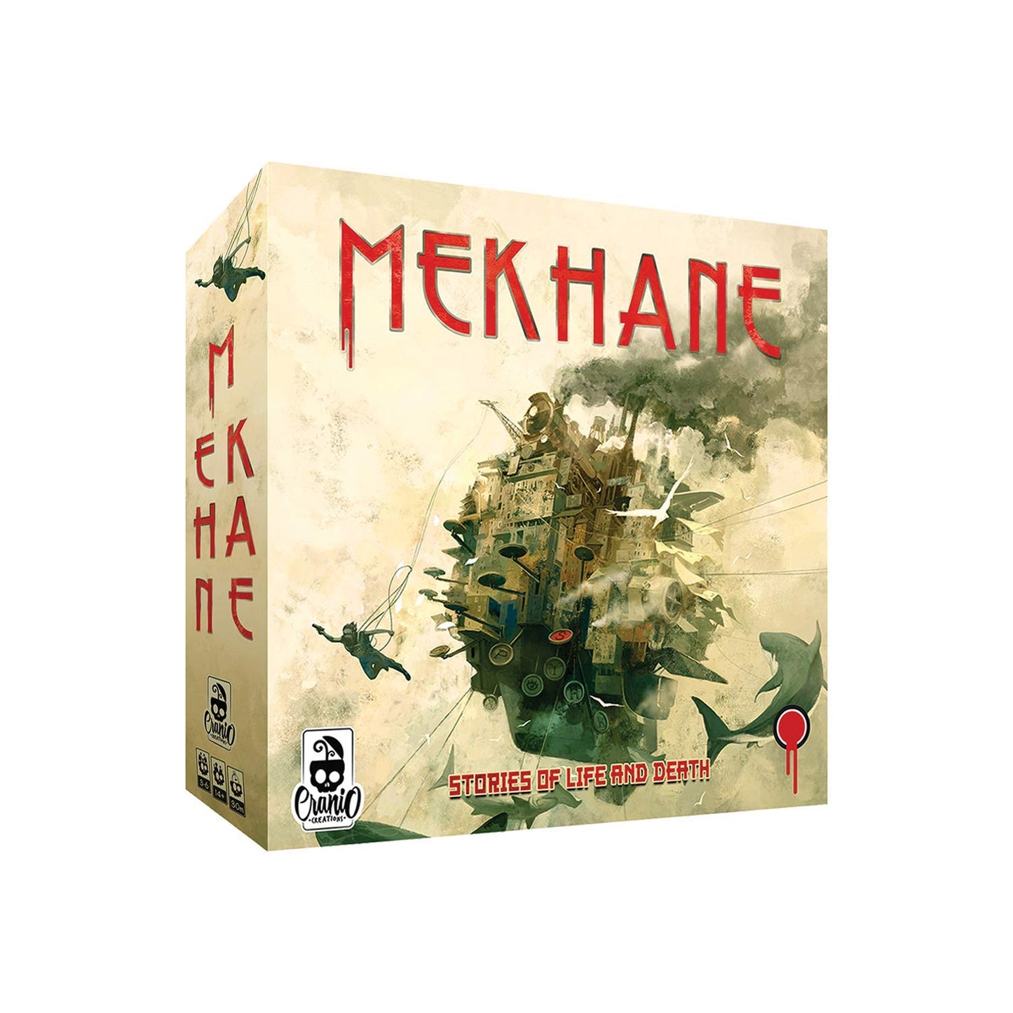 Mekhane Board Game | Narrative Card Game | Story Adventure Game for Adults and Teens | Fun Game for Game Night | Ages 14+ | 3-8 Players | Average Playtime 30 Minutes | Made by Cranio Creations