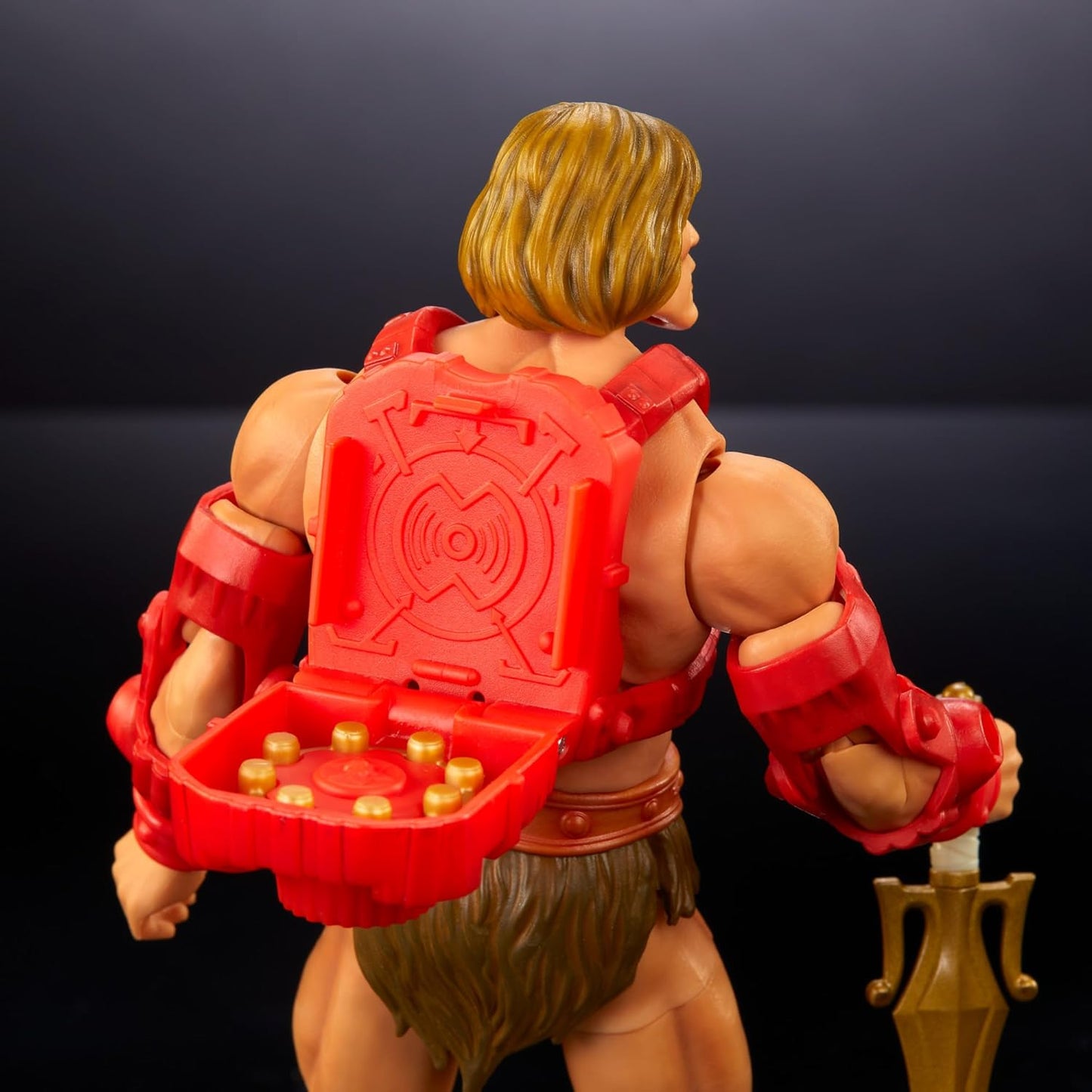 Masters of The Universe Masterverse New Eternia Action Figure & Accessories, Thunder Punch Deluxe Motu Collectible with 30 Articulations, 7-inch