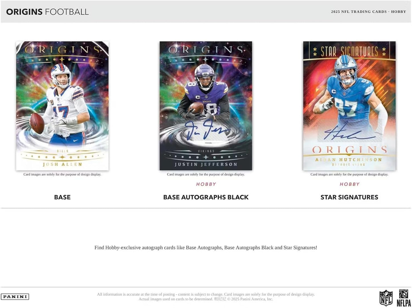 2025 Panini Origins Football Hobby Box