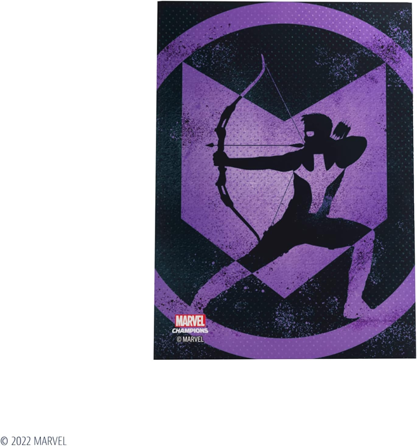 Gamegenic Marvel Champions The Card Game Official Hawkeye Art Sleeves | Pack of 50 Art Sleeves and 1 Clear Sleeve | Card Game Holder | Use with TCG and LCG Games | Made by Fantasy Flight Games