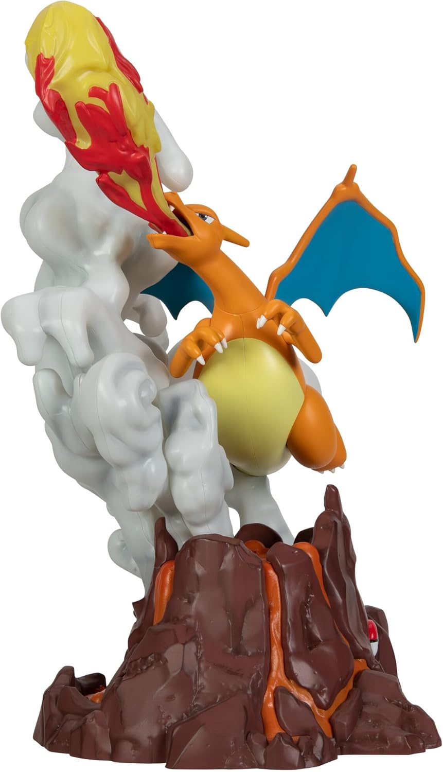Pokémon PKW3173 Deluxe Collector Statue - Glurak Official Collectible Figure