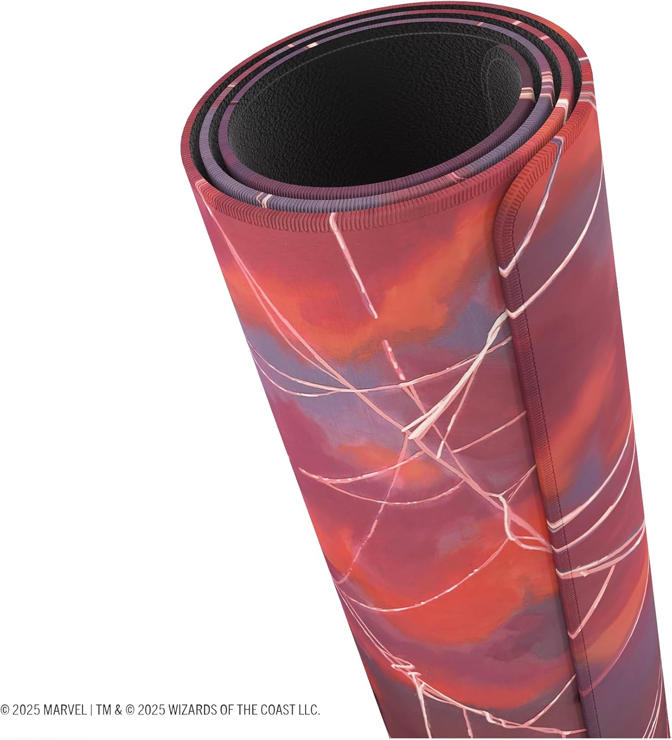 Gamegenic Magic: The Gathering Marvel's Spider-Man Mountain Shiny PLAYMAT - Premium 61x35cm Game Mat with Shiny Surface, Cushioning, Anti-Slip Back & Flat Stitching, Official MTG Accessory