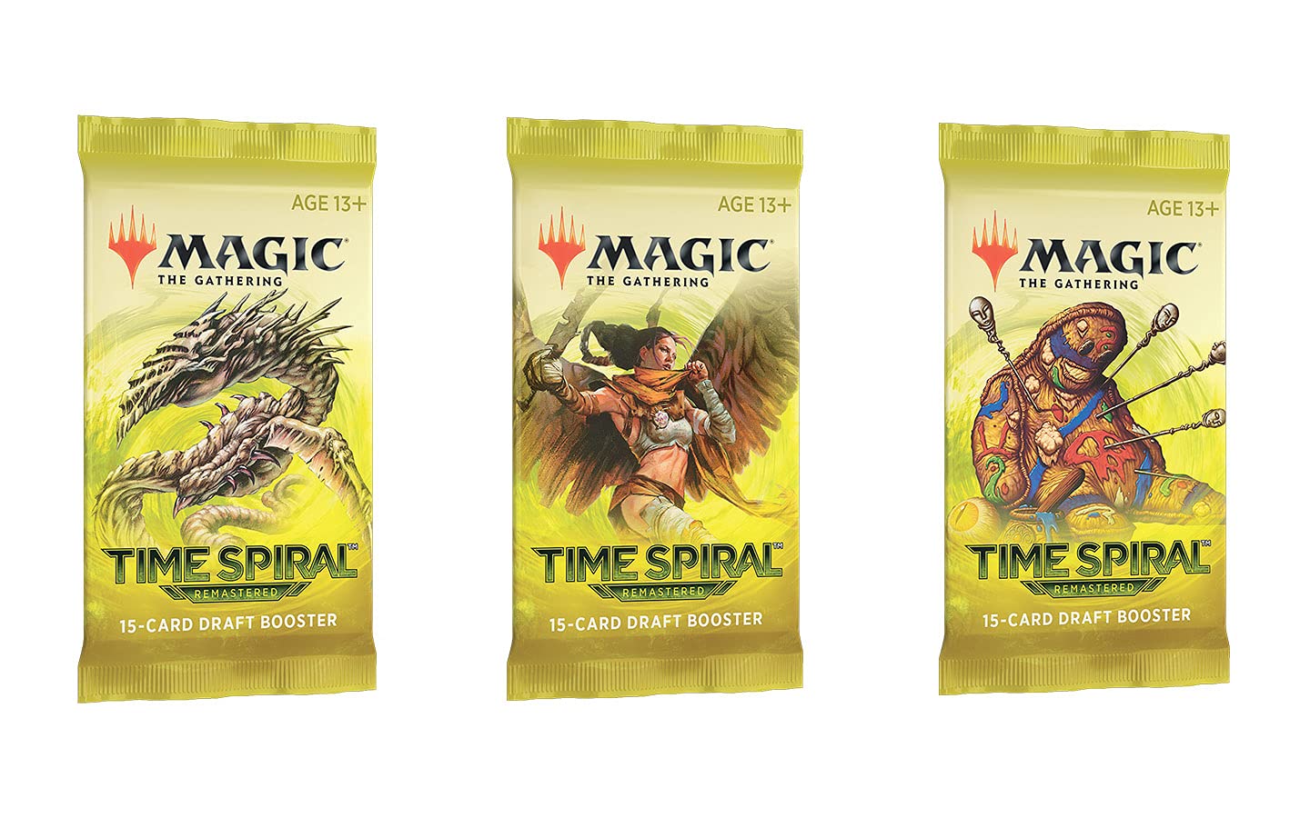 3 Packs MTG Draft Booster Pack Lot MTG Time Spiral Remastered