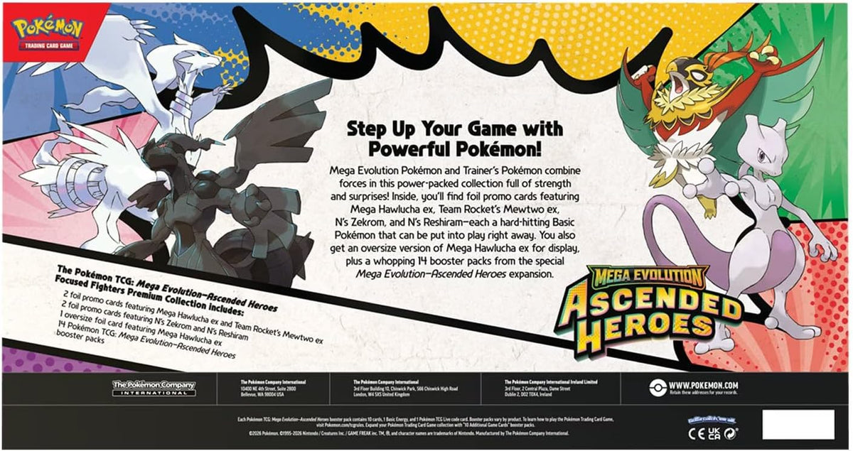 Pokémon TCG Mega Evolution Ascended Heroes Focused Fighters