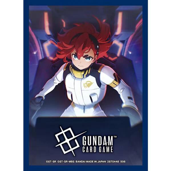 Bandai Gundam Card Game Official Card Sleeves 02 – Suletta Mercury – 70 Sleeves