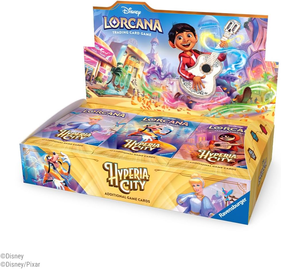 Ravensburger Disney Lorcana TCG: Hyperia City Booster Display Box - 24 Packs