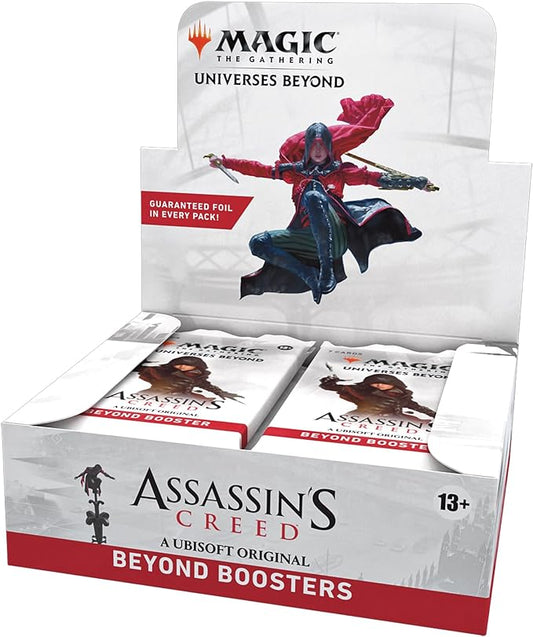 MAGIC THE GATHERING: ASSASSIN'S CREED: BEYOND BOOSTER BOX CASE (6 BOXES) PREORDER: RELEASE - 07/05/2024
