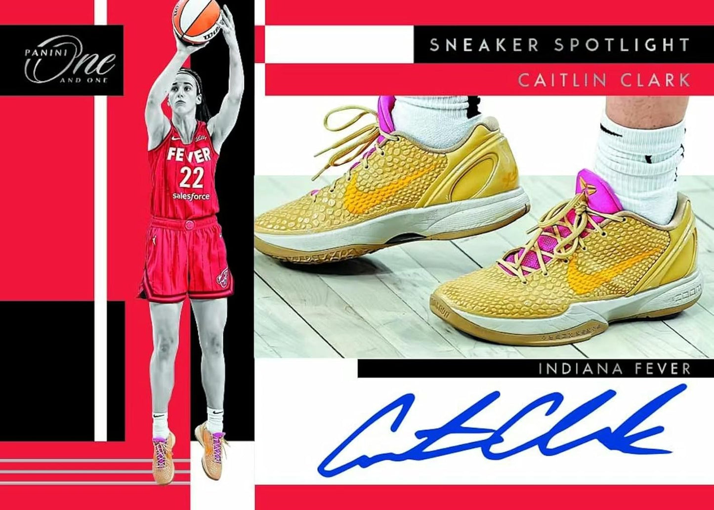 2025 Panini One and One WNBA Basketball Hobby Trading Card Box (1 Autograph Card Per Box)