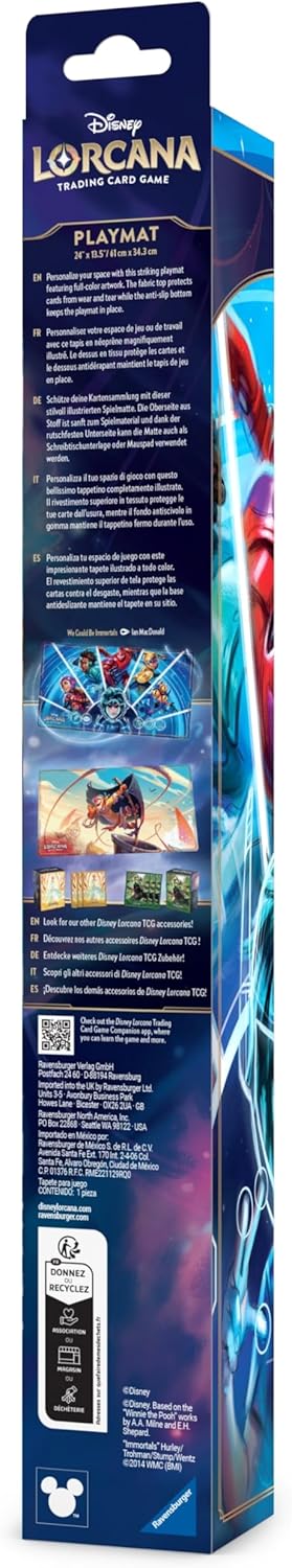 Ravensburger Disney Lorcana TCG: Archazia's Island Playmat Featuring Big Hero 6 - We Could Be Immortals | Protects Cards | Versatile Game, Desk, or Mouse Pad | Durable Non-Slip Surface | Ages 8+ - Presale Ships 03/21/2025