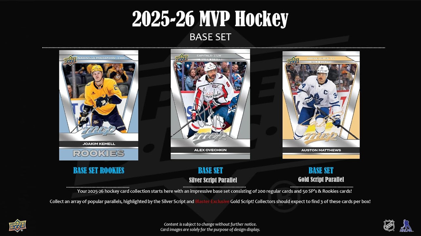 2025-26 Upper Deck MVP Hockey Retail Box