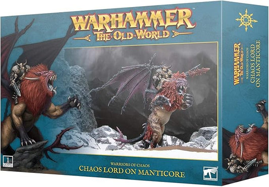 Games Workshop - Warhammer The Old World - Warriors of Chaos - Chaos Lord on Manticore