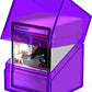 Ultimate Guard Boulder 100+ Clear, Deck Case for 100 Double-Sleeved TCG Cards, Amethyst, Secure & Durable Storage for Trading Card Games, Transparent