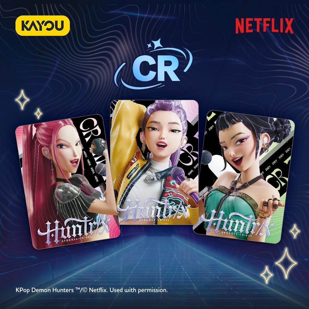Kpop Demon Hunters-Collectible Trading Cards-Special Mini Edition, Series 1, 1 Pack, 3 Cards