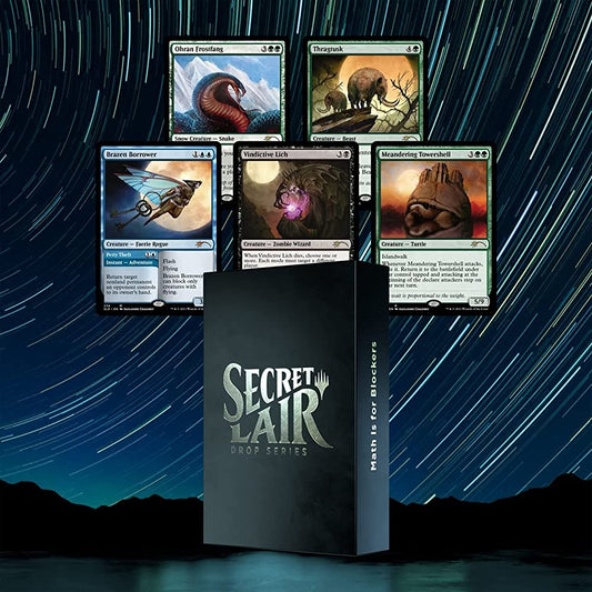 Magic TCG Magic: The Gathering Secret Lair: MTG Math is for Blockers