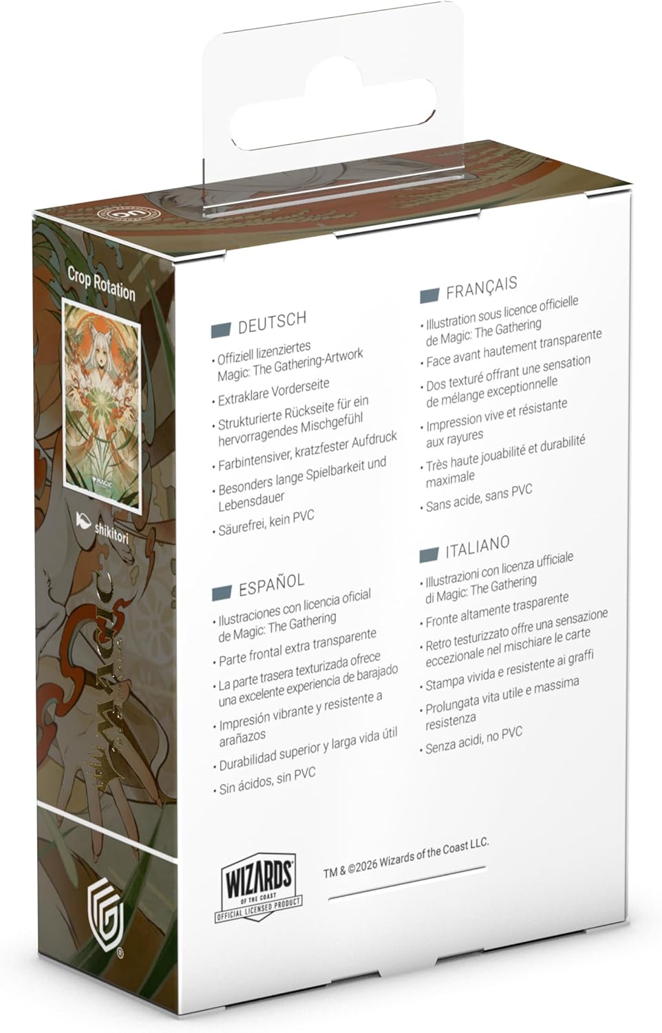 Ultimate Guard - Art Sleeves - Magic: The Gathering Universes Beyond - Secrets of Strixhaven - Crop Rotation