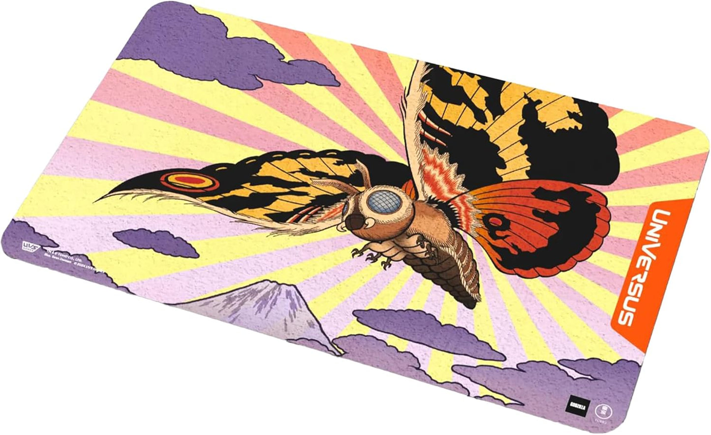 UniVersus Godzilla Challenger Series - Mothra Playmat - 24 x 14 Neoprene Mat, Tabletop Card Game Accessory, UVS Games, Officially Licensed