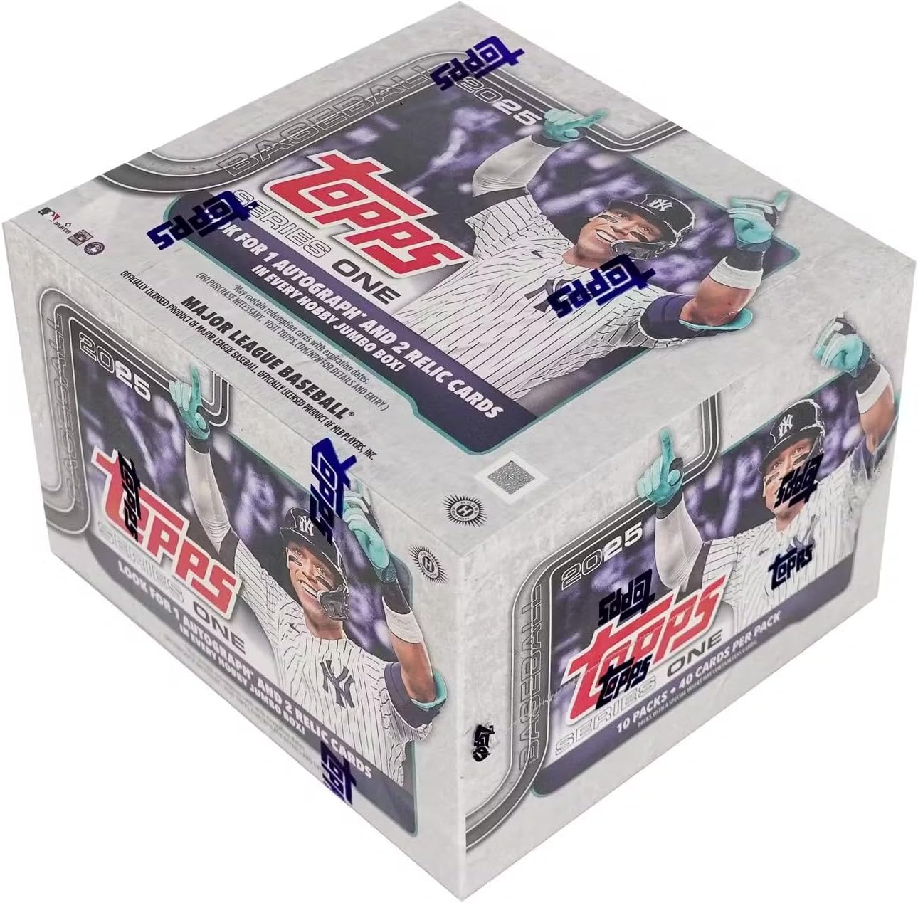 2025 Topps Series 1 Baseball Trading Card MLB Hobby Jumbo 10 Pack Box (1 Autograph & 2 Relics Per Jumbo Box)
