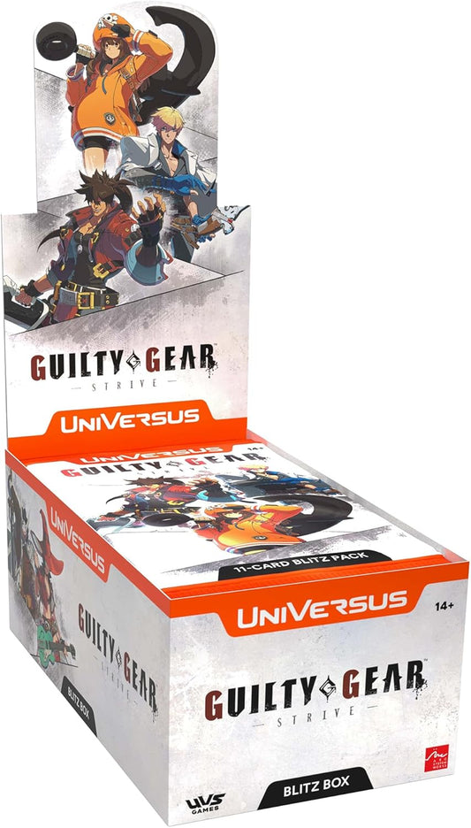 UniVersus: Guilty Gear - Strive - Blitz Box - 12 Blitz Packs (11 Cards Ea), Battle Deck-Building Trading Card Game, Randomly Assorted, TCG Collectible