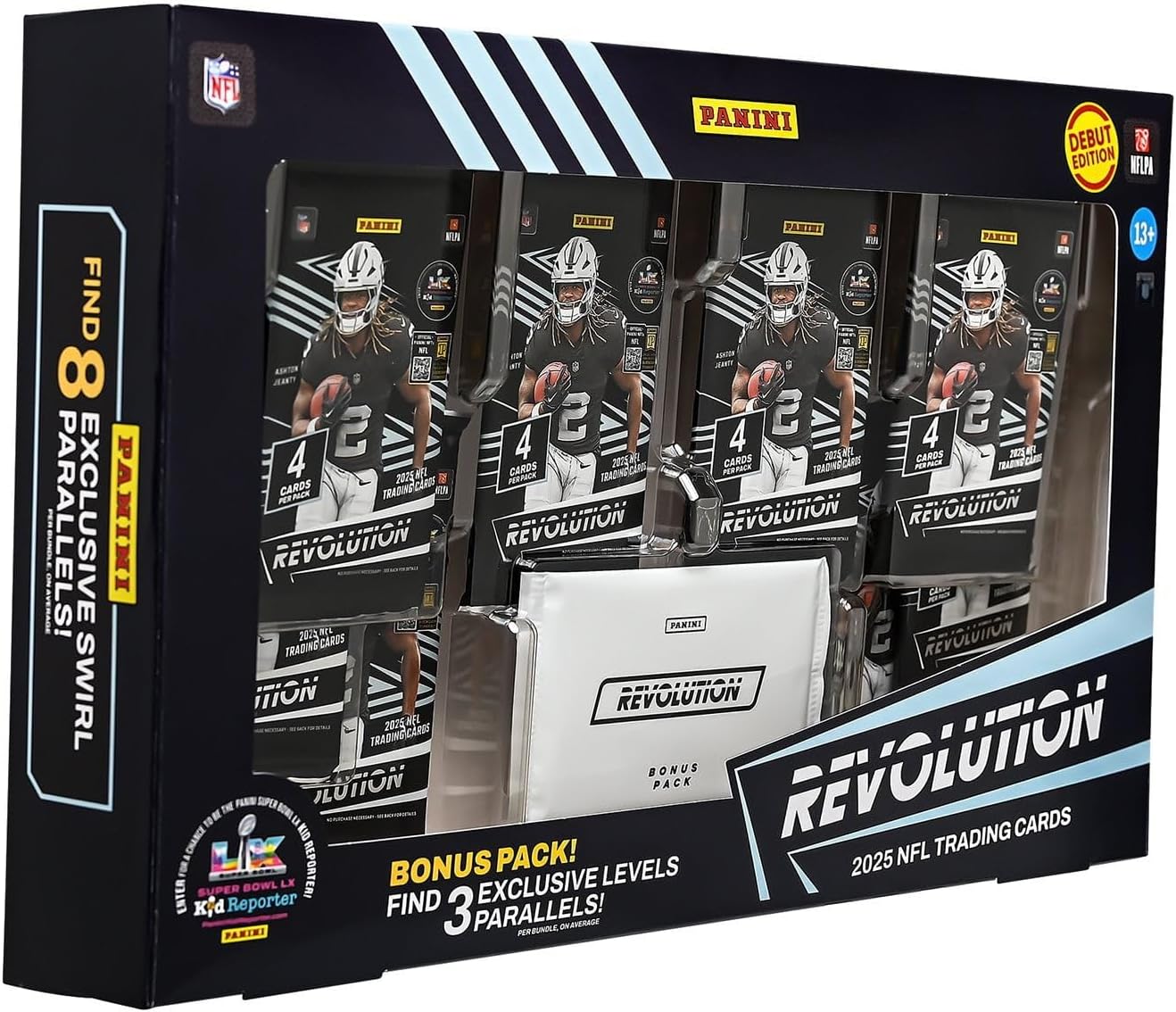 2025 Panini Revolution Football Debut Edition Trading Card Box